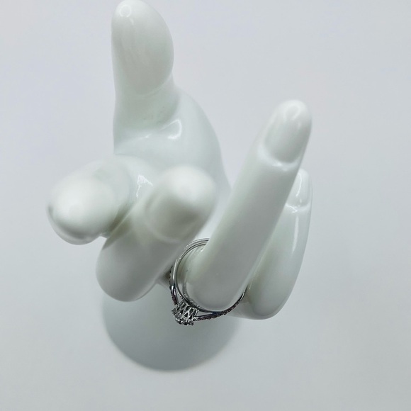 0.50 CT VS1 Lab Diamond Ring 925 Sterling Silver - Picture 7 of 7